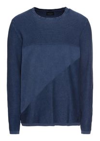 Funky Buddha, Herren Pullover 'KNITWEAR', Dunkelblau