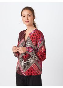 BETTY & CO Betty & Co, Damen Bluse, Apricot / Rot