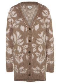Khujo, Damen Strickjacke 'FAJITA', Beige / Braun