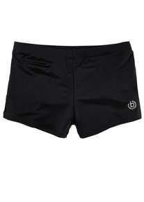 Bugatti, Herren Boxerbadehose, Schwarz