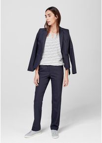 s.Oliver BLACK LABEL, Damen Streifenbluse, Navy / Weiß