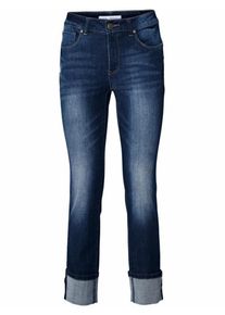 Heine, Damen Bodyform-7/8-Jeans, Blue Denim