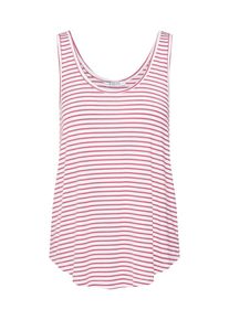 Pieces, Damen Shirt, Weinrot / Weiß