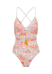 watercult, Damen Badeanzug, Mischfarben / Hellorange