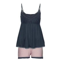 Lascana, Damen Shorty, Marine / Puder