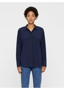 J. Lindeberg J.Lindeberg, Damen 'Nicole stretch Silk' Hemd, Dunkelblau