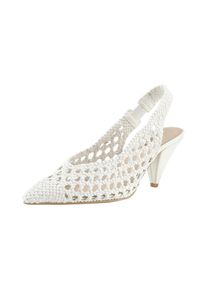 Heine, Damen Pumps, Wei&szlig;