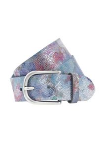 Vanzetti, Damen Ledergürtel 'Floral-Print 4cm', Lila