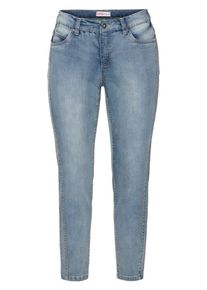 sheego Denim, Damen Schmale Stretch-Jeans, Hellblau