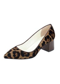 Heine, Damen Pumps, Beige / Braun