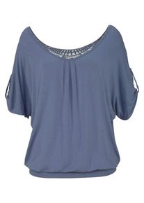 Lascana, Damen Shirt, Rauchblau