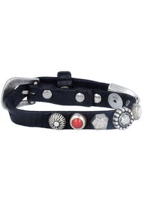 Campomaggi, Damen Armband, Kobaltblau / Hellblau / Rot / Silber