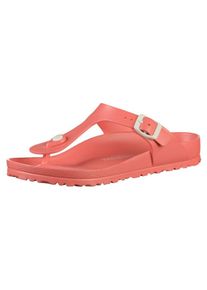 Birkenstock, Damen Sandale 'Gizeh EVA', Koralle / Wei&szlig;