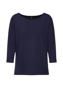 Only, Damen Shirt 'onlLILLI 3/4 TOP JRS', Navy