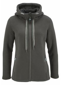 Polarino, Damen Fleecejacke, Anthrazit