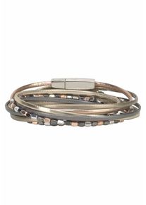 J. JAYZ, Damen Armband, Gold / Grau / Basaltgrau
