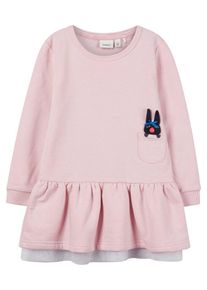name it, M&auml;dchen Tunika, Pastellpink / Schwarz / Wei&szlig;