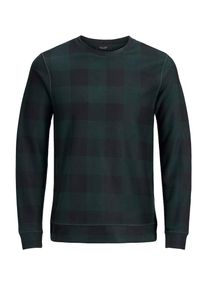 Jack & Jones JACK & JONES, Herren Sweatshirt, Grasgrün / Aubergine