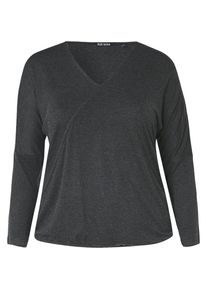 Blue Seven, Damen Langarmshirt, Basaltgrau