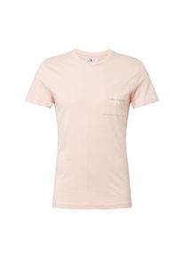 Calvin Klein Jeans, Herren T-Shirt 'MONOGRAM POCKET', Rosa