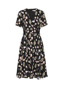 YUMI, Damen Kleid 'LACE TIE', Mischfarben / Schwarz