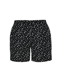 s.Oliver RED LABEL, Damen Shorts, Schwarz / Wei&szlig;
