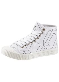 G-Star Raw, Damen Sneaker 'Rovulc Mid Aop', Schwarz / Wei&szlig;