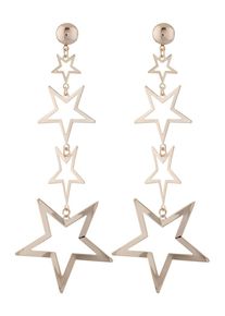 sweet deluxe, Damen Ohrringe 'Sterne', Gold