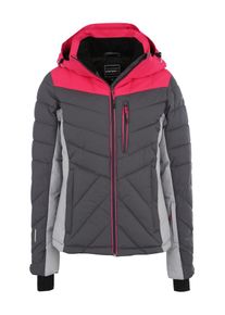 Icepeak, Damen Sportfunktionsjacke 'Kendra', Grau / Dunkelgrau / Dunkelpink