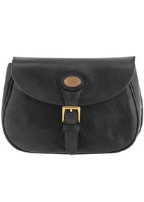 The Bridge, Damen Essentials Donna Umhängetasche Leder 23 cm, Schwarz