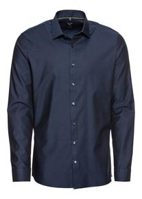 OLYMP, Herren Hemd 'No. 6 Struktur', Marine