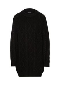 Funky Buddha, Damen Strickkleid, Schwarz