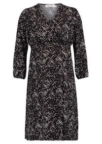 Queen mum, Damen Still-Kleid, Schlammfarben / Schwarz
