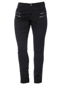 sheego Casual, Damen Hose „Die Schmale“, Schwarz