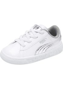 Puma, Damen Sneaker 'Basket Mirror PS+J', Silber