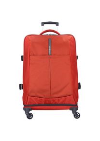 Samsonite, Damen 4Mation Spinner 4-Rollen Reisetasche 67 cm, Dunkelgrau / Rot