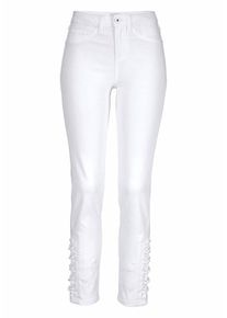 AJC, Damen R&ouml;hrenjeans, Wei&szlig;
