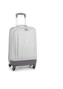 Kipling, Herren Basic Plus Super Hybrid S 4-Rollen Trolley 56 cm, Grau / Hellgrau