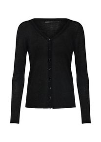 Only, Damen Strickjacke 'onlDARLING L/S V-NECK CARDIGAN KNT', Schwarz