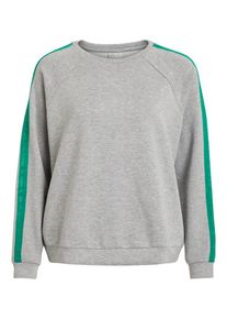 Vila, Damen Sweatshirt, Grau / Jade