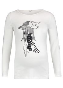 Esprit Maternity, Damen T-shirt, Schwarz / Offwhite