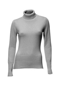 Heine, Damen Rollkragenpullover, Graumeliert