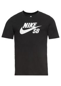 NIKE SB, Herren T-Shirt ''s NIKE SB Logo T-Shirt', Schwarz / Weiß