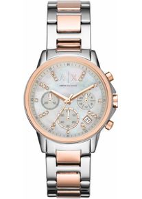 Armani Exchange, Damen Chronograph ‘AX4331‘, Rosegold / Silber