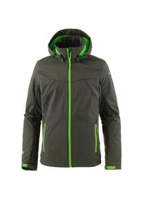 Icepeak, Herren Softshelljacke 'Lukas', Oliv / Neongrün