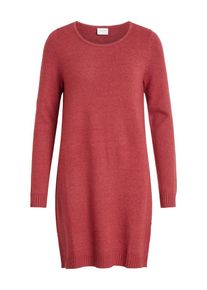 Vila, Damen Strickkleid, Pastellrot