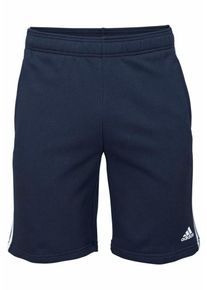 adidas Performance, Herren Shorts 'ESSENTIALS 3S FRENCH TERRY SHORT', Marine / Weiß