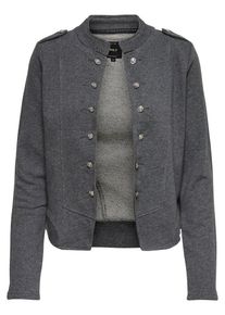 Only, Damen Sweat-Blazer, Grau