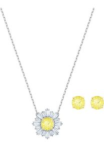 Swarovski, Damen Schmuckset 'Sunshine 5480464', Gelb / Silber / Transparent