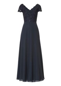 Vera Mont, Damen Abendkleid, Ultramarinblau